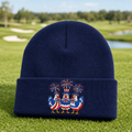 Red, White & Cluck Embroidered Beanie - Lifestyle, Navy