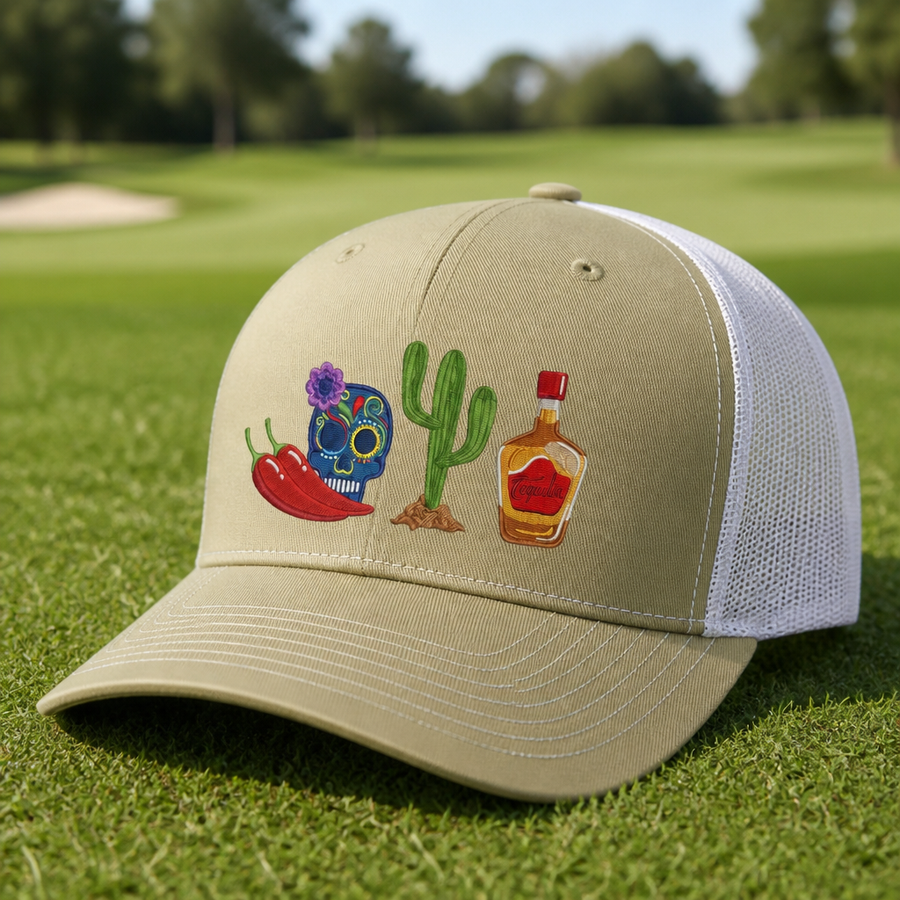 Desert Fiesta Embroidered Trucker Hat
