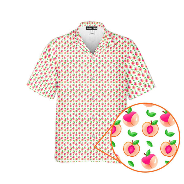 Sweet Peach Charm - Funny Hawaiian Shirt