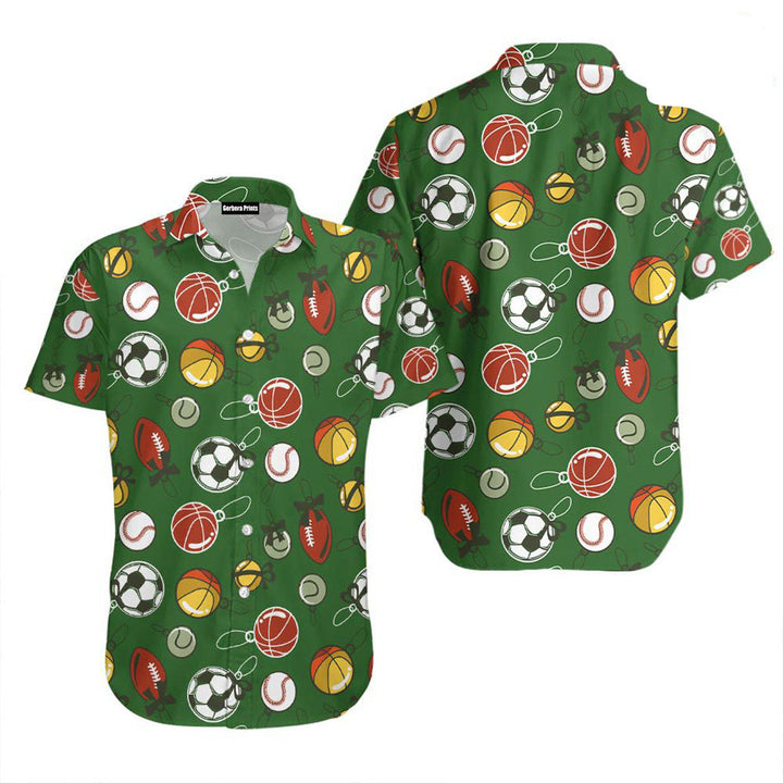 Christmas Sport Dark Green Hawaiian Shirt