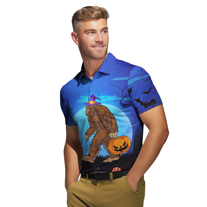 This Is My Human Costume I'm Really Bigfoot Polo Shirt For Men