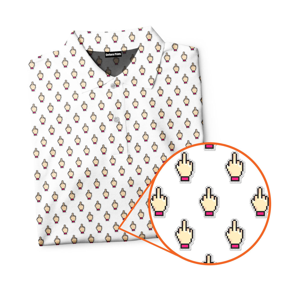 Friendly Hello - Funny Golf Polo