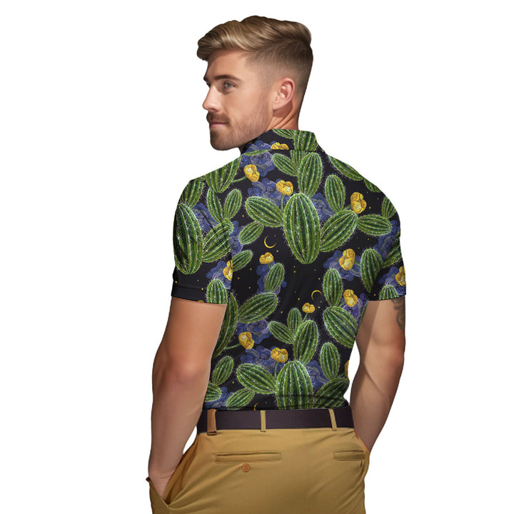 Cactus Desert Drives - Golf Polo Shirt