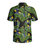 Cactus Desert Drives - Golf Polo Shirt-Polo Shirt For Men-Gerbera Prints