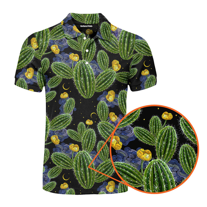 Cactus Desert Drives - Golf Polo Shirt