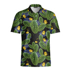 Cactus Desert Drives - Golf Polo Shirt-Polo Shirt For Men-Gerbera Prints