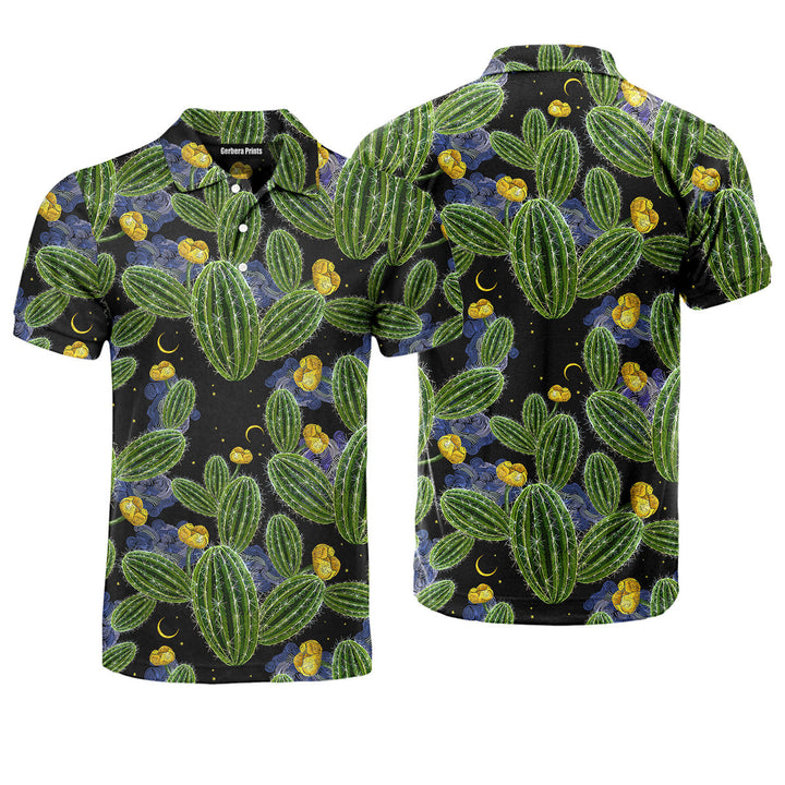 Cactus Desert Drives - Golf Polo Shirt