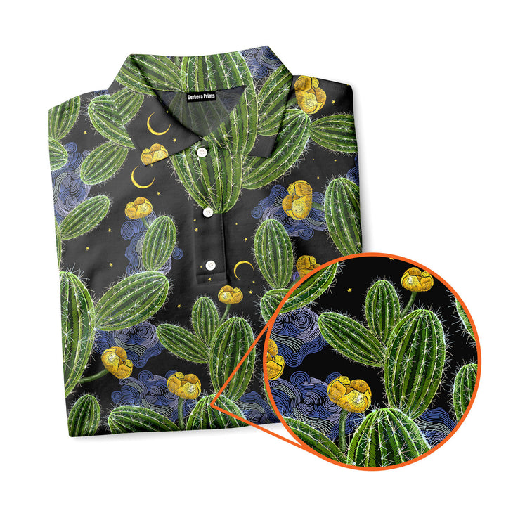 Cactus Desert Drives - Golf Polo Shirt