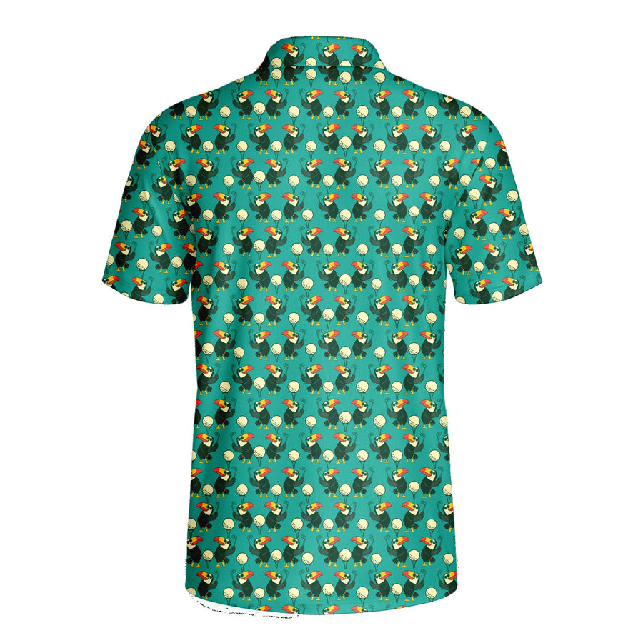 Back preview of Toucan Tee Time with your team and number
