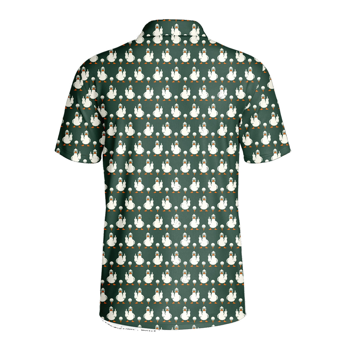 Birdie Salute Polo Shirt For Men - Back