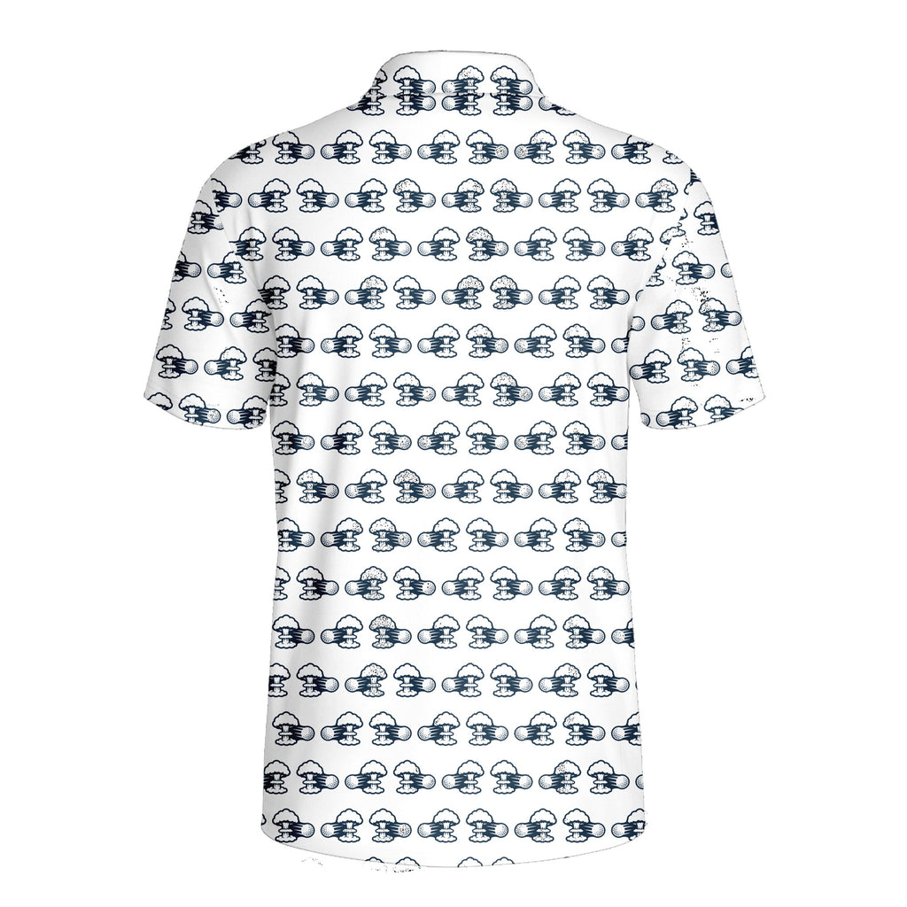 Total Tee Destruction Polo Shirt For Men - Back