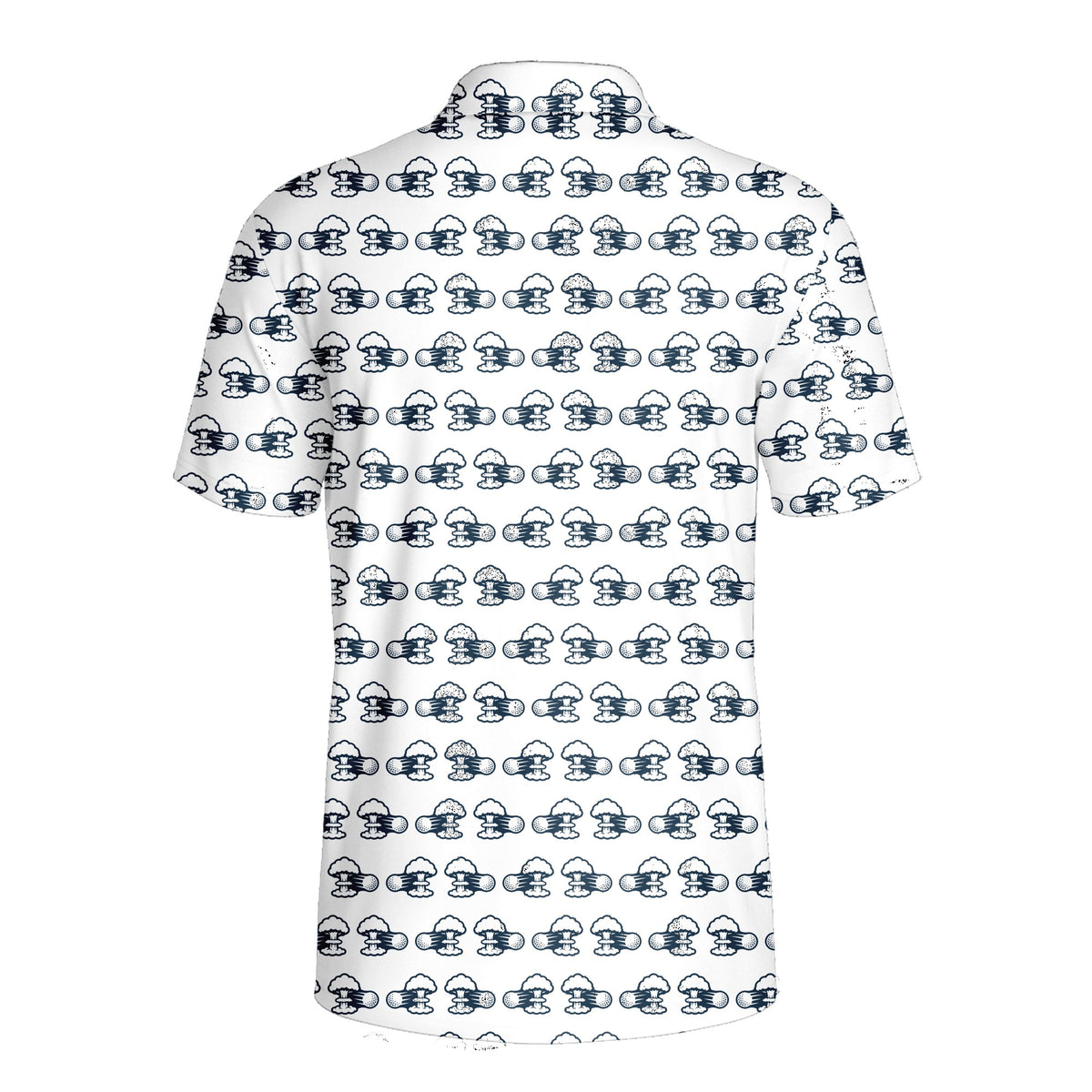 Total Tee Destruction Polo Shirt For Men - Back