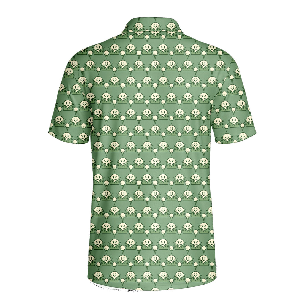 Lost In The Rough Polo Shirt For Men - Back