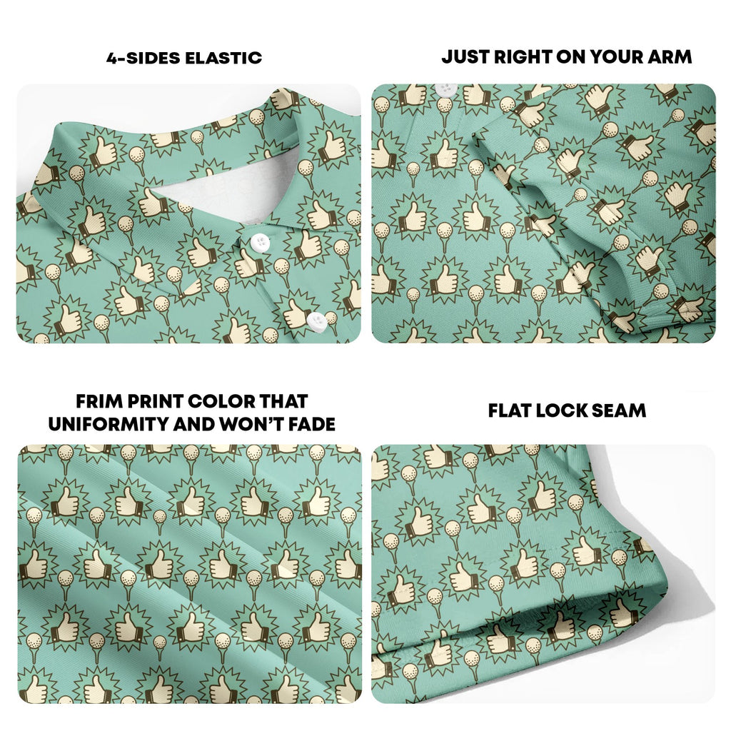 Great Shot Pal Polo Shirt For Men - Fabric Detail