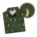 Buck Season Birdie Polo Shirt For Men - Folded