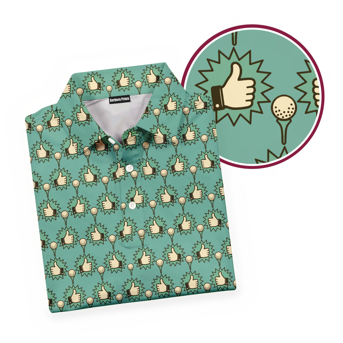 Great Shot Pal Polo Shirt For Men - Folded