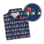 Mulligan Hound Polo Shirt For Men - Folded