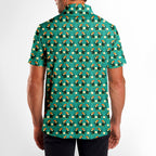 Toucan Tee Time Polo Shirt For Men - Model Back