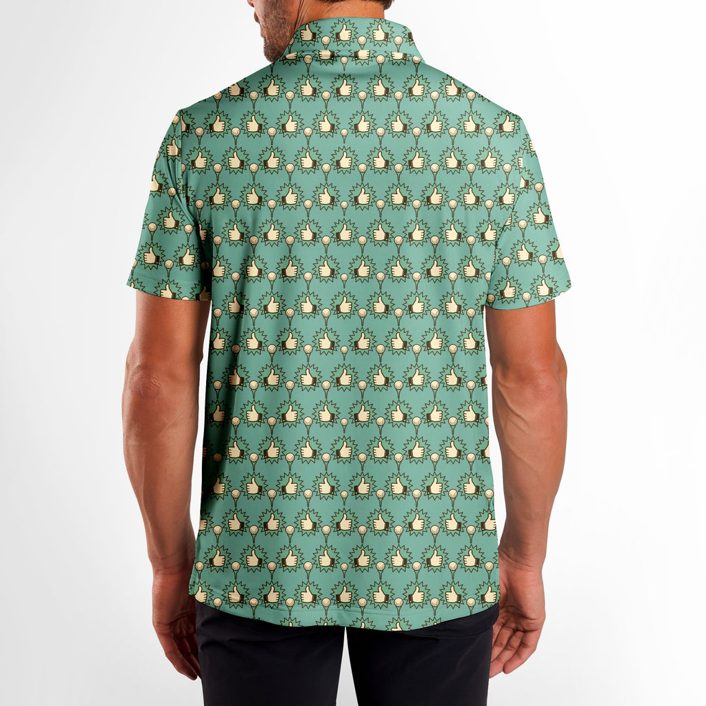 Great Shot Pal Polo Shirt For Men - Model Back