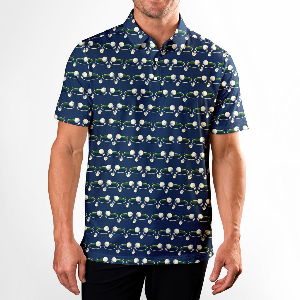 I Got This One Polo Shirt For Men - Model Front
