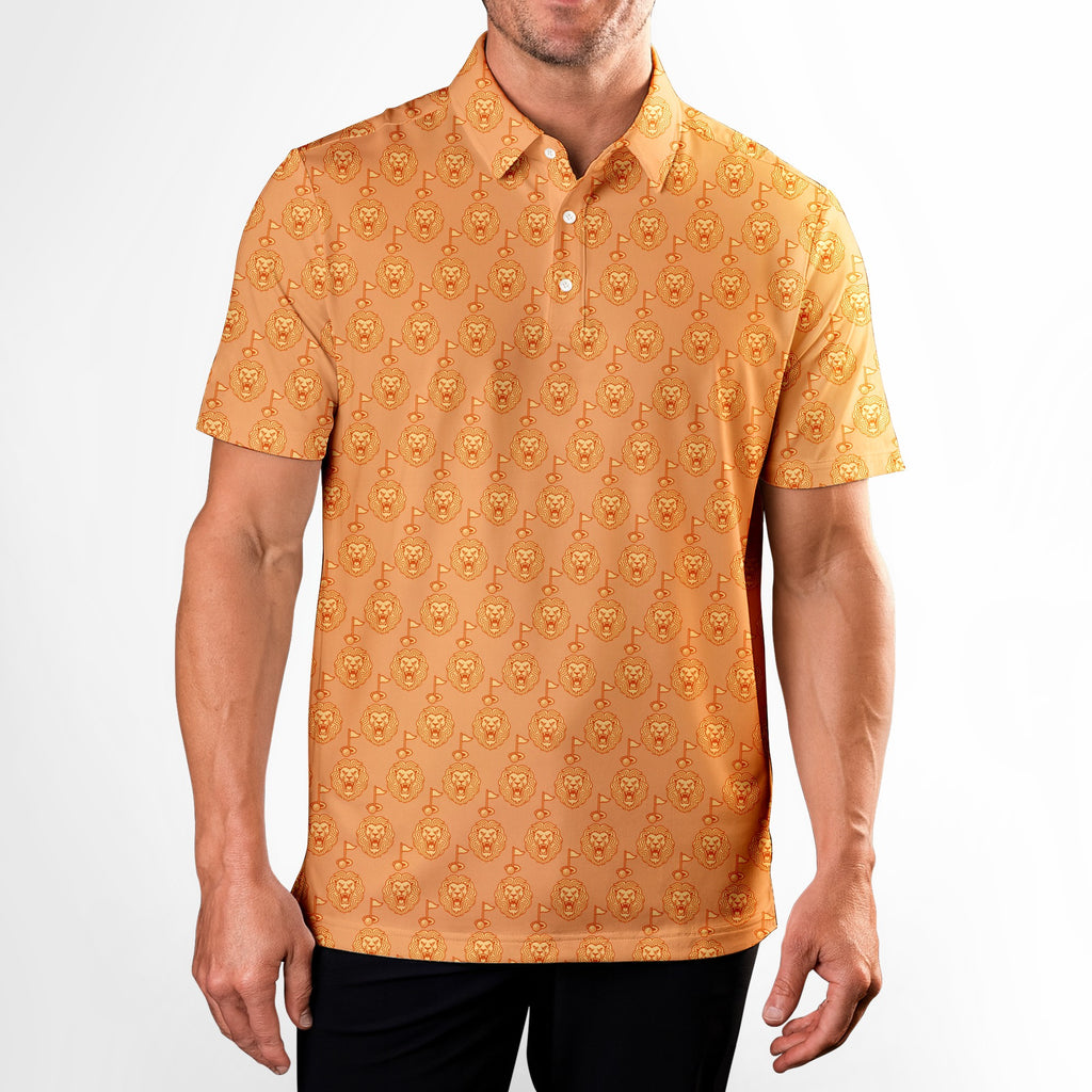 Pride Of Fairway Polo Shirt For Men - Model Front