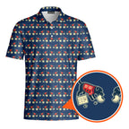 Mulligan Hound Polo Shirt For Men - Detail Close-up