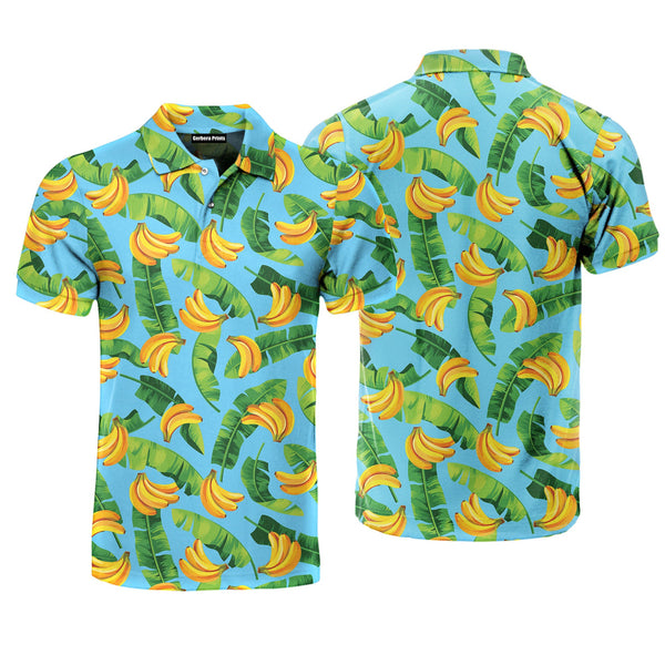 Banana Leaves Polo Shirt For Men