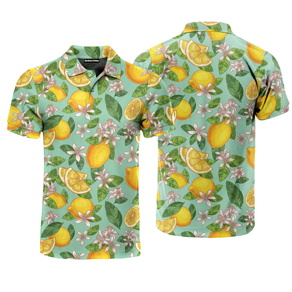 Lemon Tropical Polo Shirt For Men