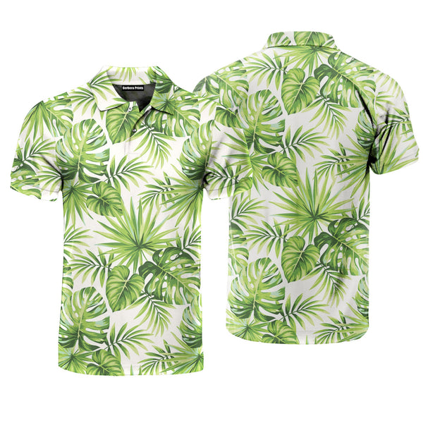 Tropical Floral Polo Shirt For Men