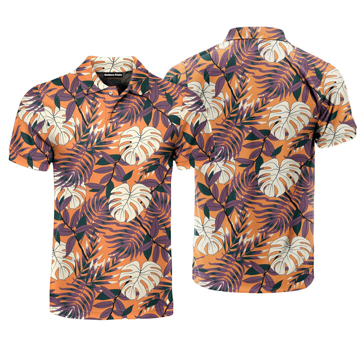 Tropical Brights Plants Polo Shirt For Men