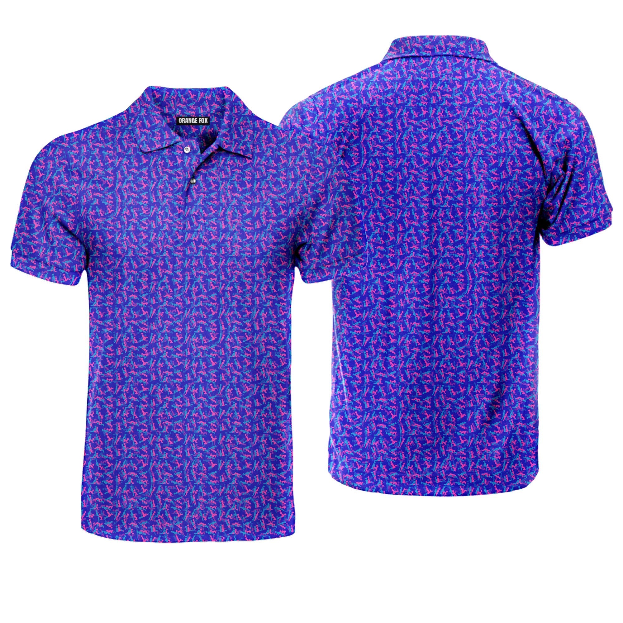 Exercise In The Midnight - Funny Golf Polo Shirt-Polo Shirt For Men-Gerbera Prints