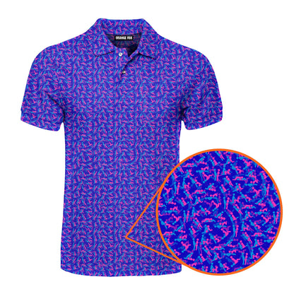 Exercise In The Midnight - Funny Golf Polo