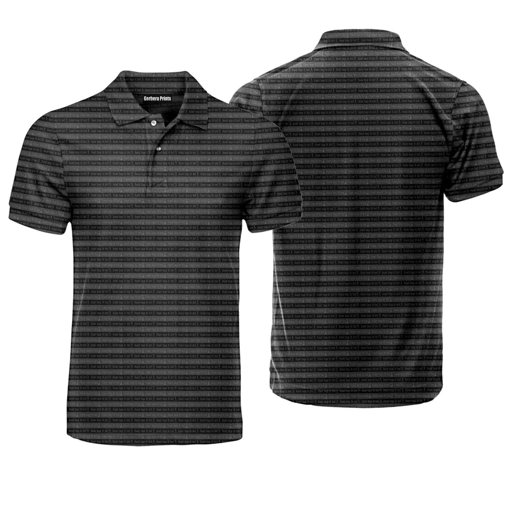 Just tap it in - Golf Polo Shirt-Polo Shirt For Men-Gerbera Prints