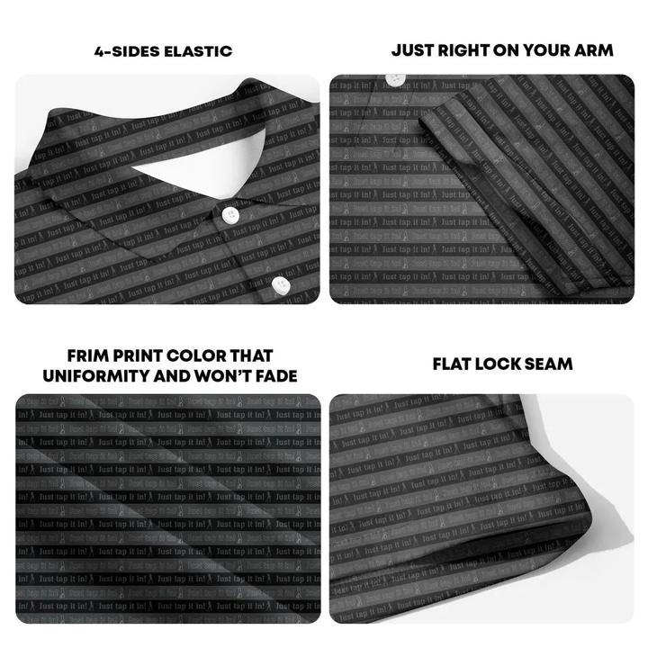 Just Tap It In - Funny Golf Polo Shirt Premium