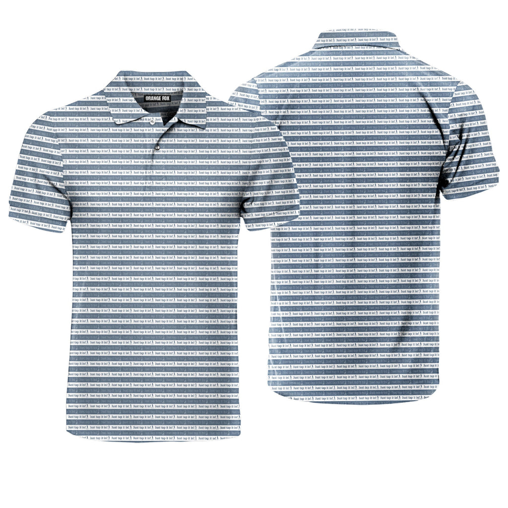 Just tap it in - Golf Polo Shirt-Polo Shirt For Men-Gerbera Prints