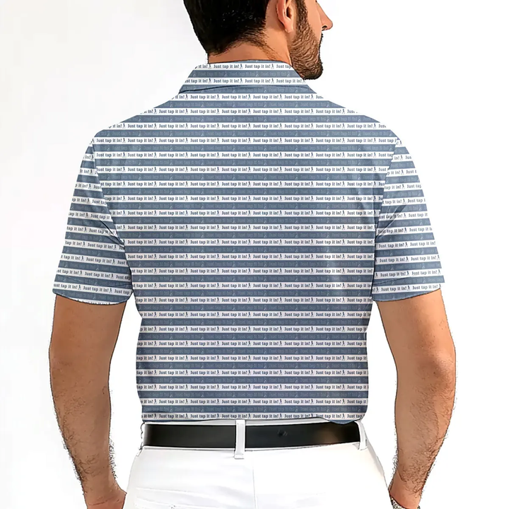 Just Tap It In - Funny Golf Polo Shirt Premium