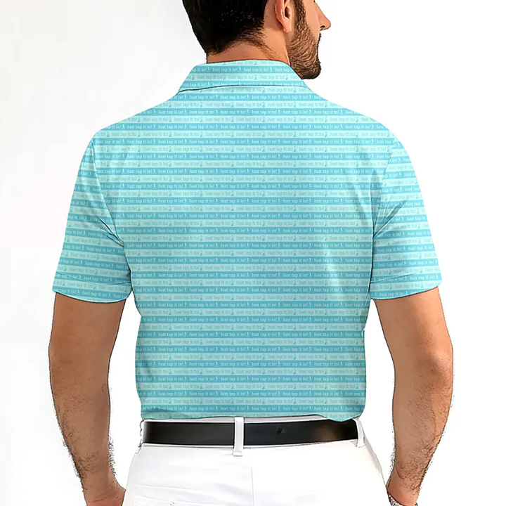 Just Tap It In - Funny Golf Polo Shirt Premium