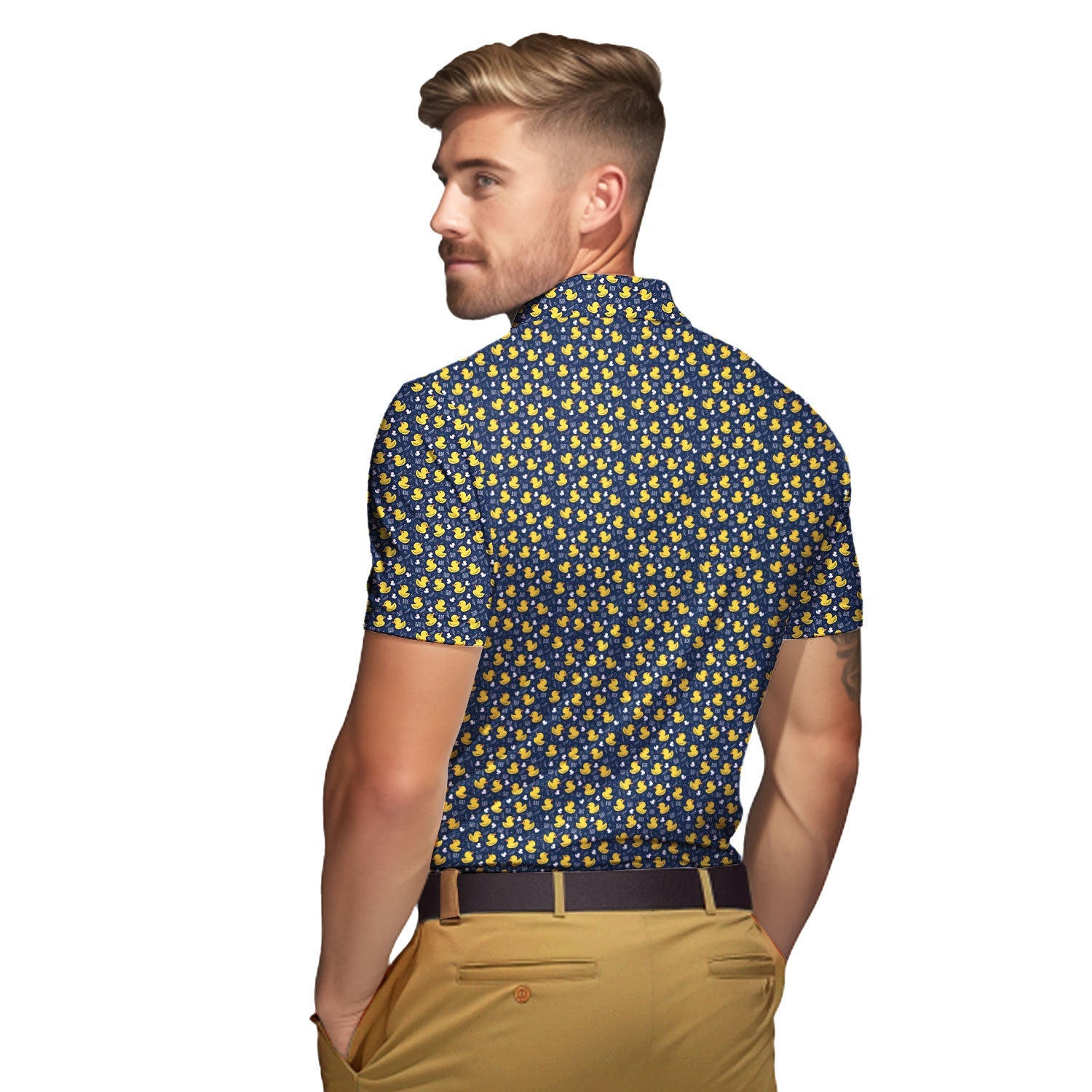 Big Ducks Energy - Funny Golf Polo Shirt-Polo Shirt For Men-Gerbera Prints