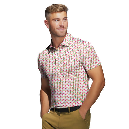 Sweet Peach Charm - Funny Golf Polo