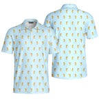 Sizzlin' Swing-Polo Shirt For Men-Gerbera Prints