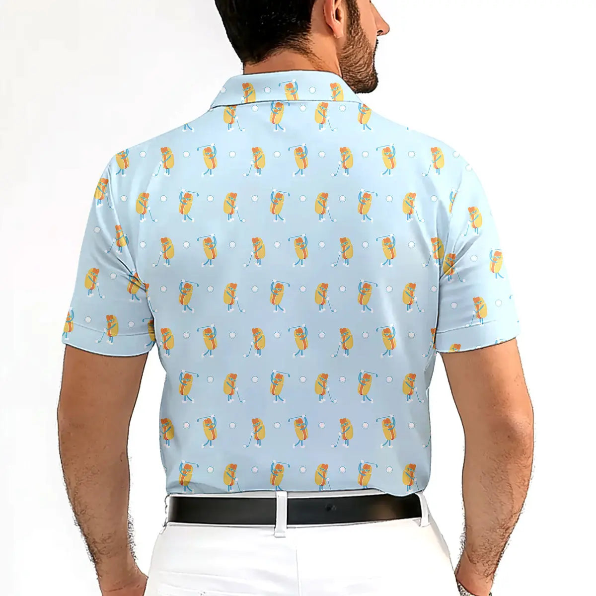 Sizzlin' Swing-Polo Shirt For Men-Gerbera Prints