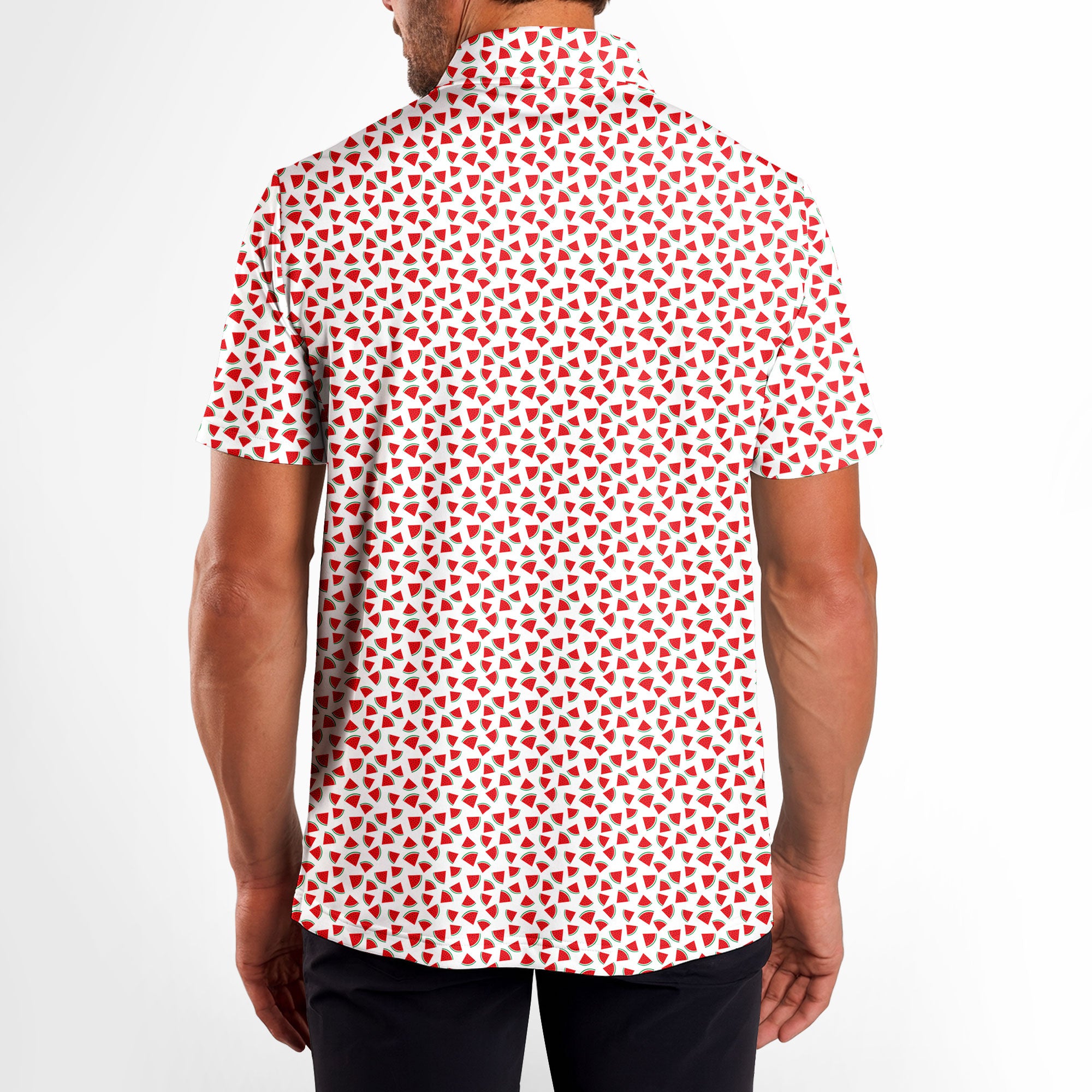 19th Hole The Watermelon Season - Golf Polo Shirt-Polo Shirt For Men-Gerbera Prints