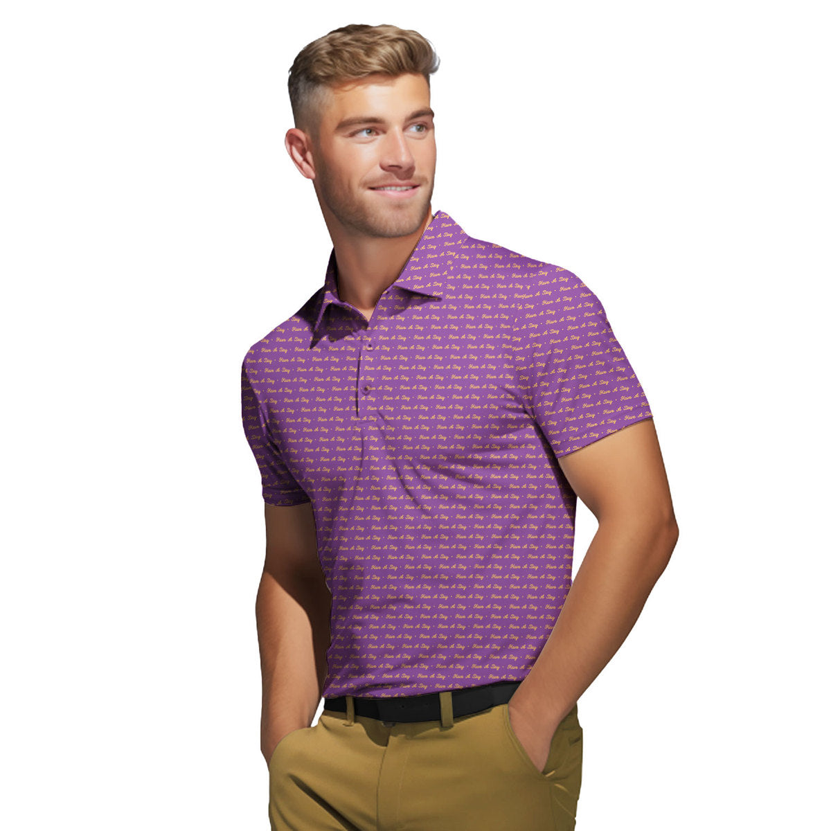 Have A Day - Funny Golf Polo