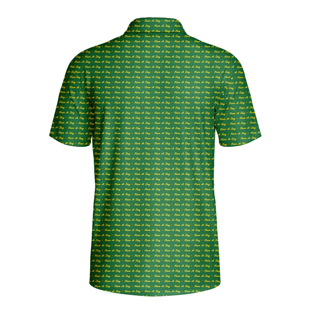 Have A Day - Golf Polo Shirt-Polo Shirt For Men-Gerbera Prints