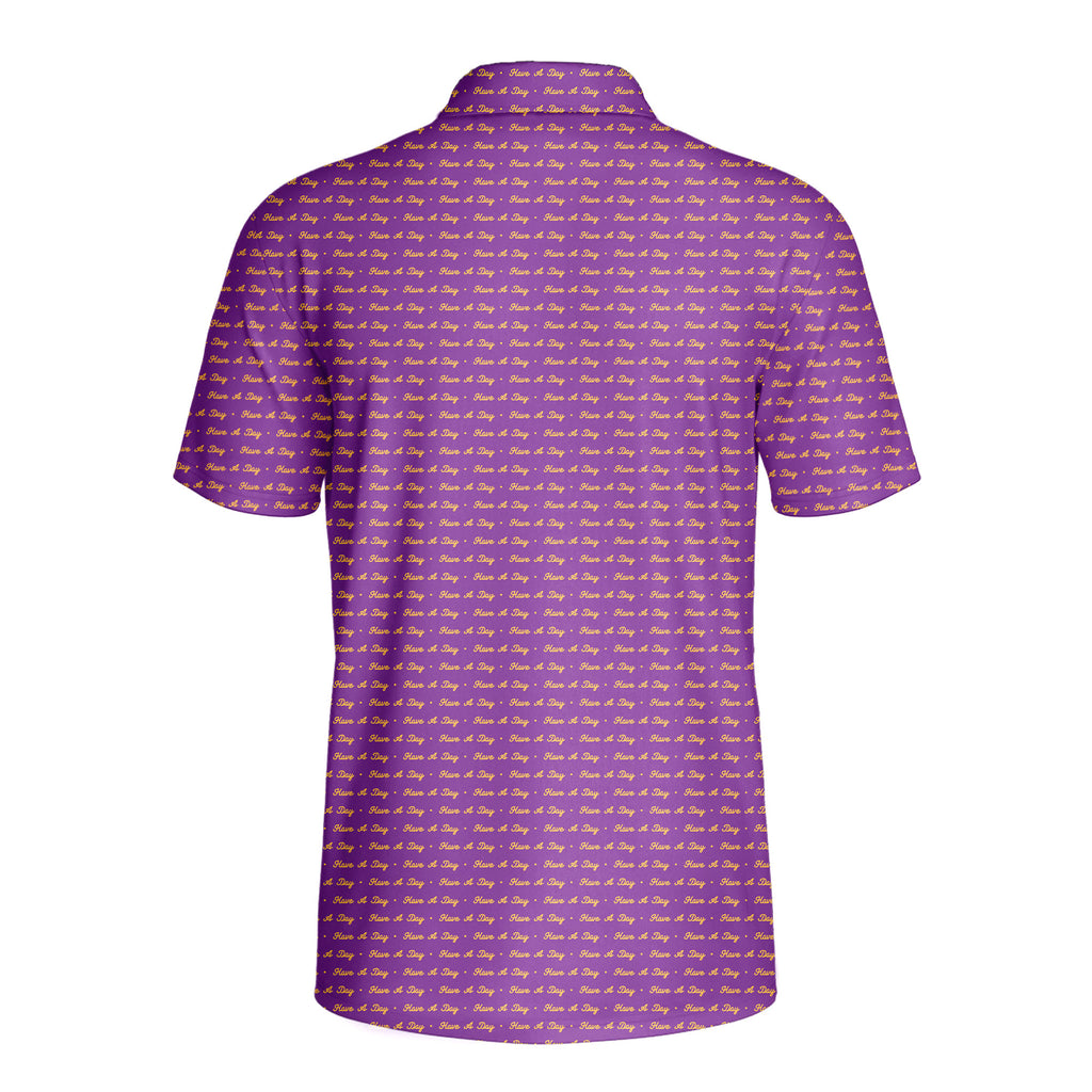 Have A Day - Golf Polo Shirt-Polo Shirt For Men-Gerbera Prints