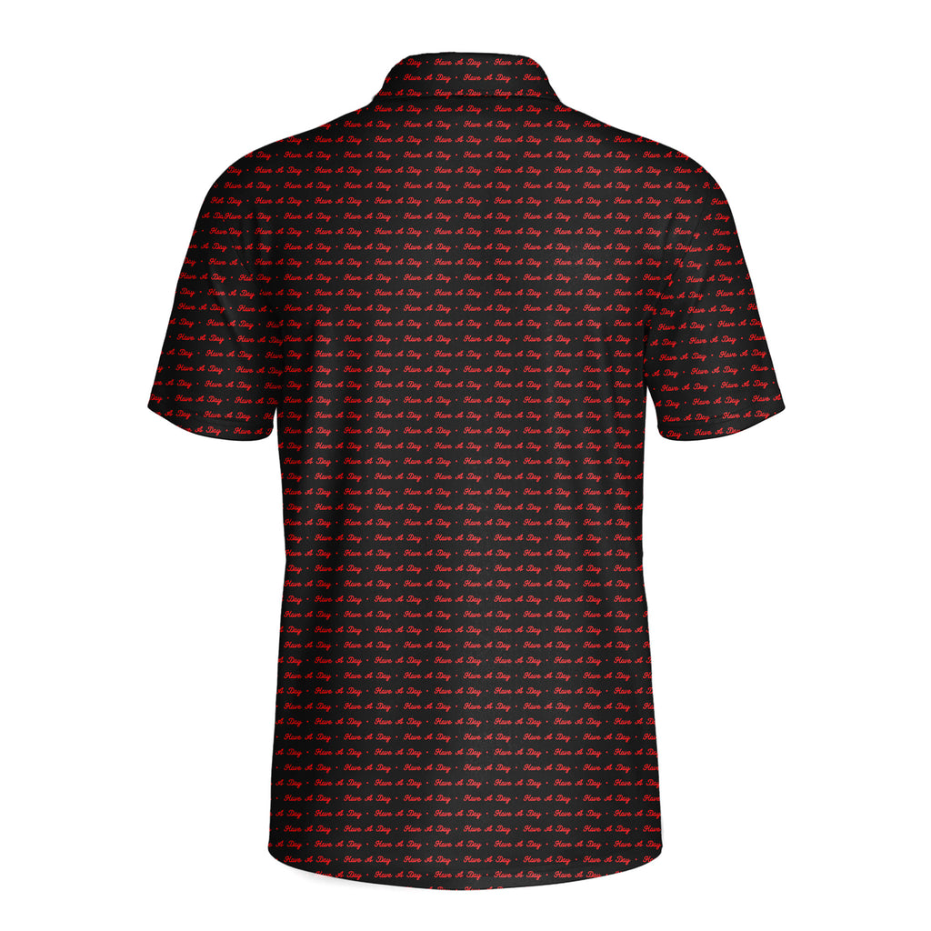 Have A Day - Golf Polo Shirt-Polo Shirt For Men-Gerbera Prints