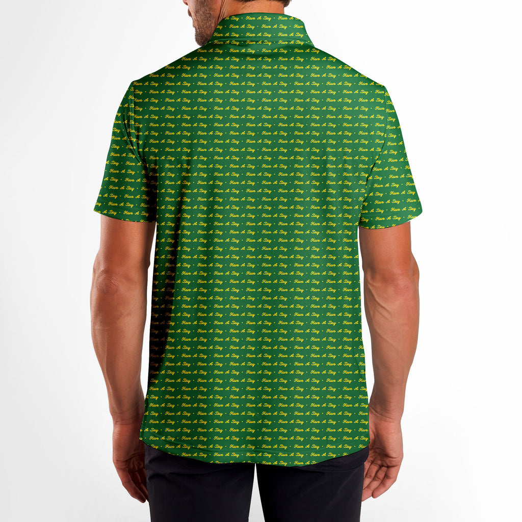 Have A Day - Golf Polo Shirt-Polo Shirt For Men-Gerbera Prints