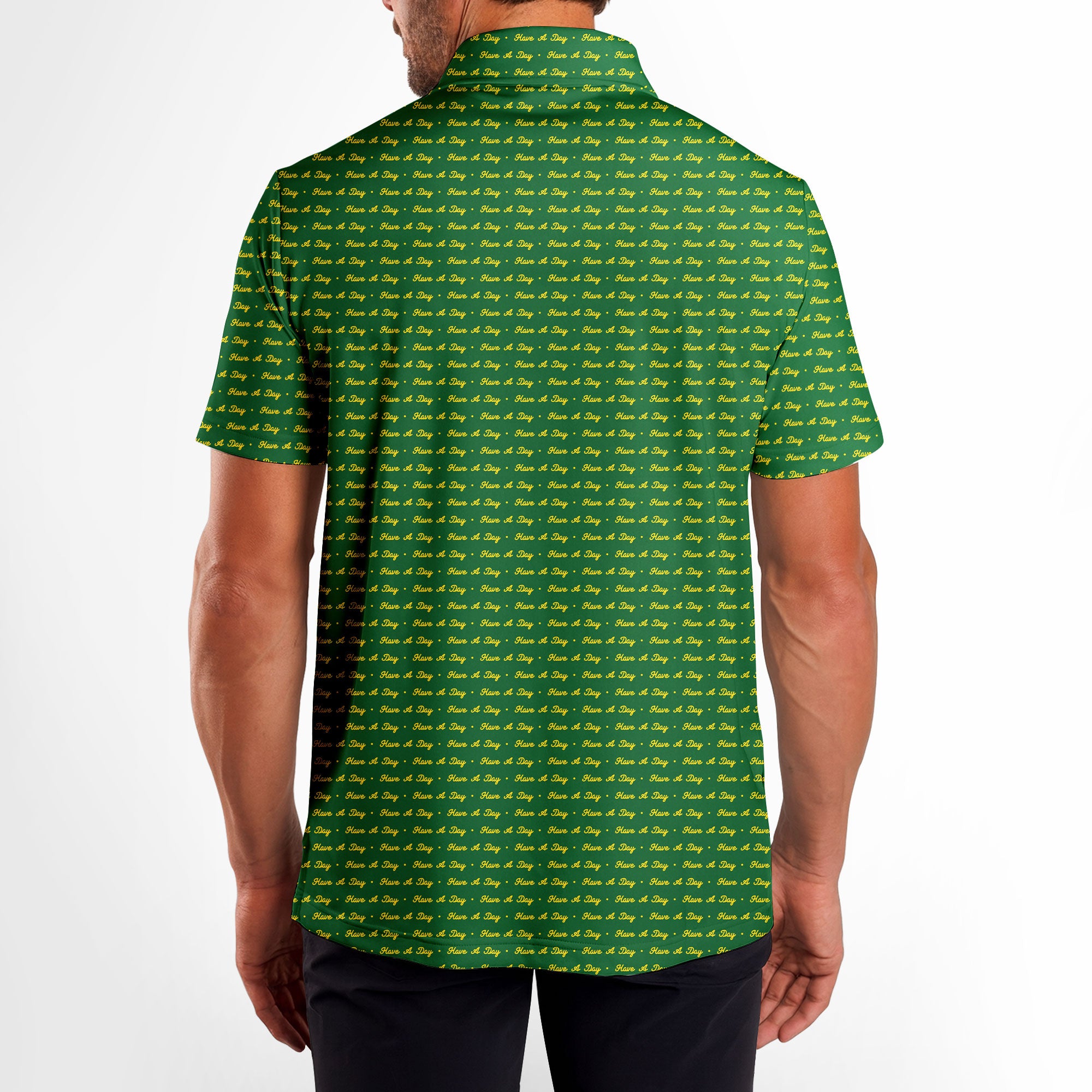Have A Day - Golf Polo Shirt-Polo Shirt For Men-Gerbera Prints