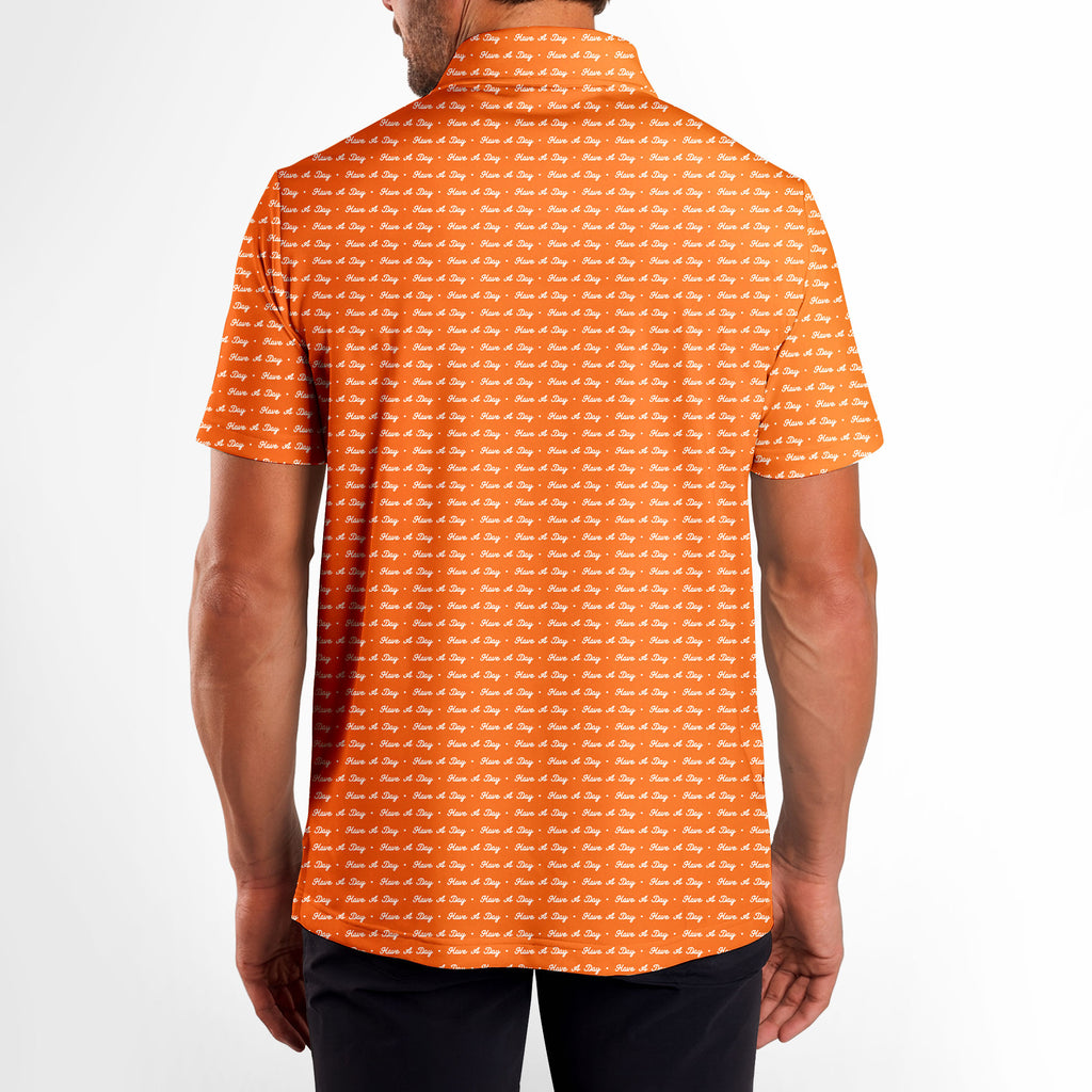 Have A Day - Golf Polo Shirt-Polo Shirt For Men-Gerbera Prints