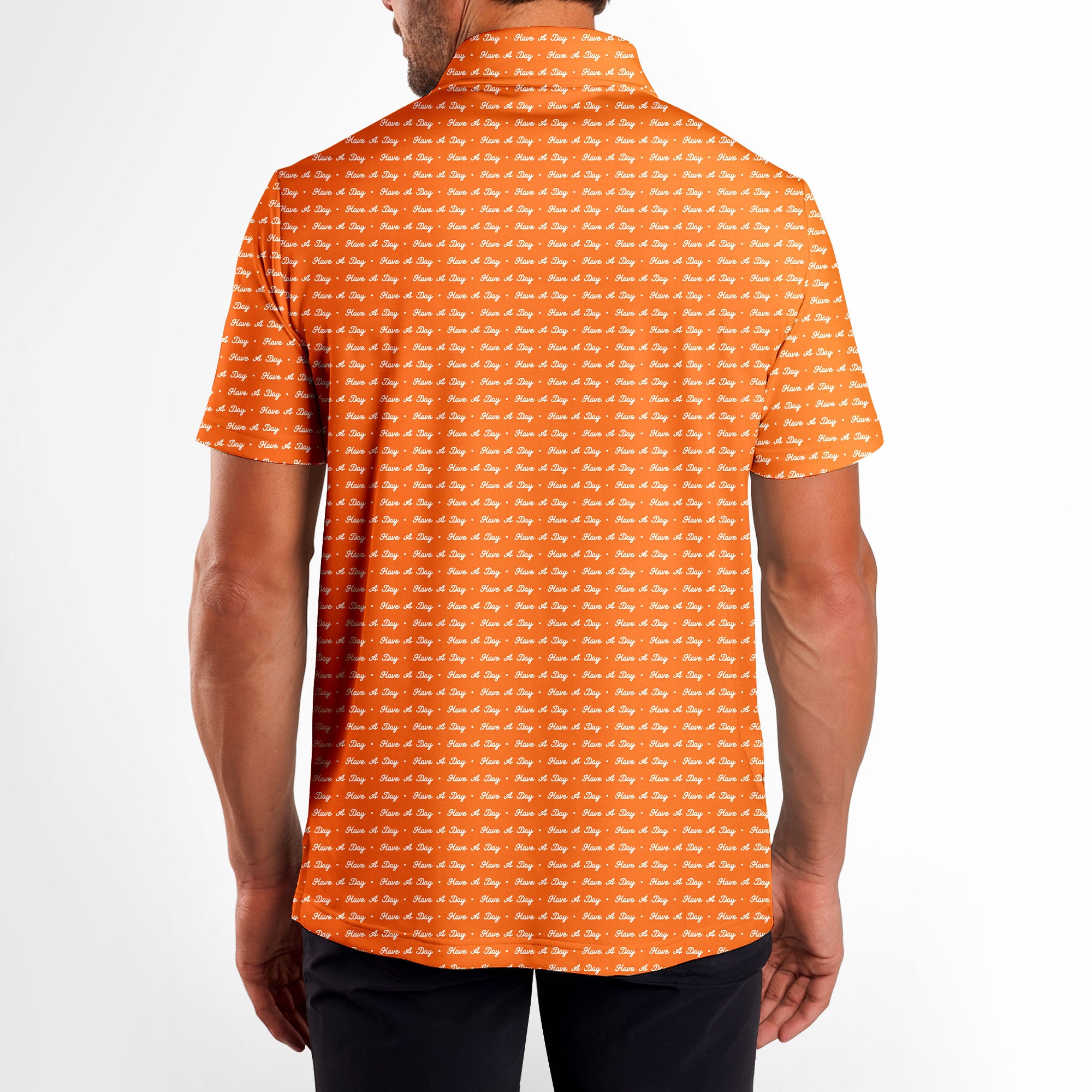 Have A Day - Golf Polo Shirt-Polo Shirt For Men-Gerbera Prints